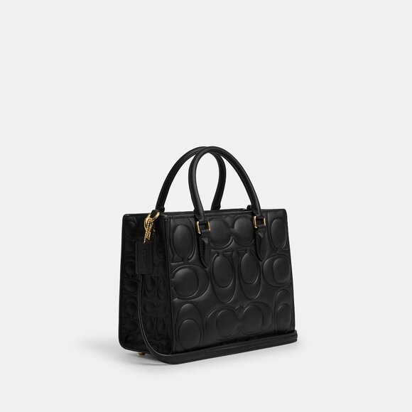 Maggie Small Tote Bag In Signature Leather - Picture 5 of 10